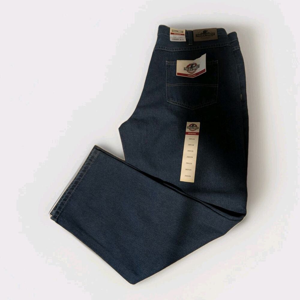 Field N' Forest Rugged Jeans Work Pants For Men Size W 38 X L 29 New w/Tags